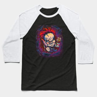 Voodoo Doll of Death Baseball T-Shirt